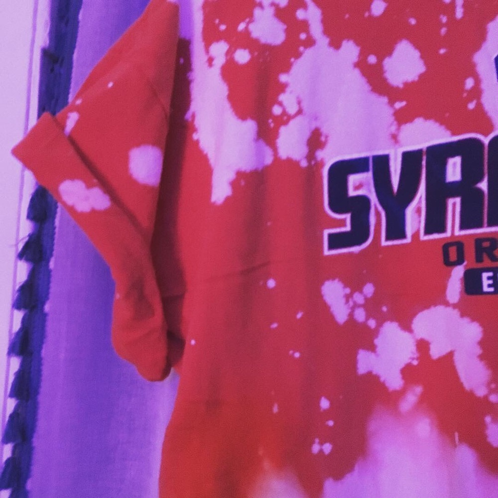 Cuse’ Mens S L Bleach Dyed T Shirt